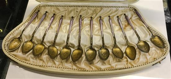 Tostrup enamel spoons